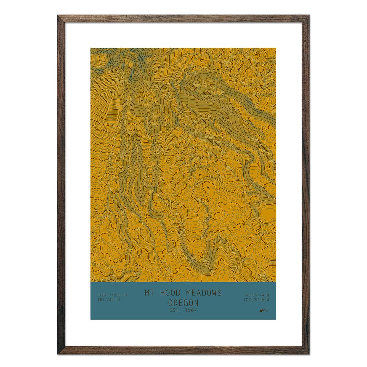 Mount Hood Meadows, Oregon - No Frame - North Drinkware