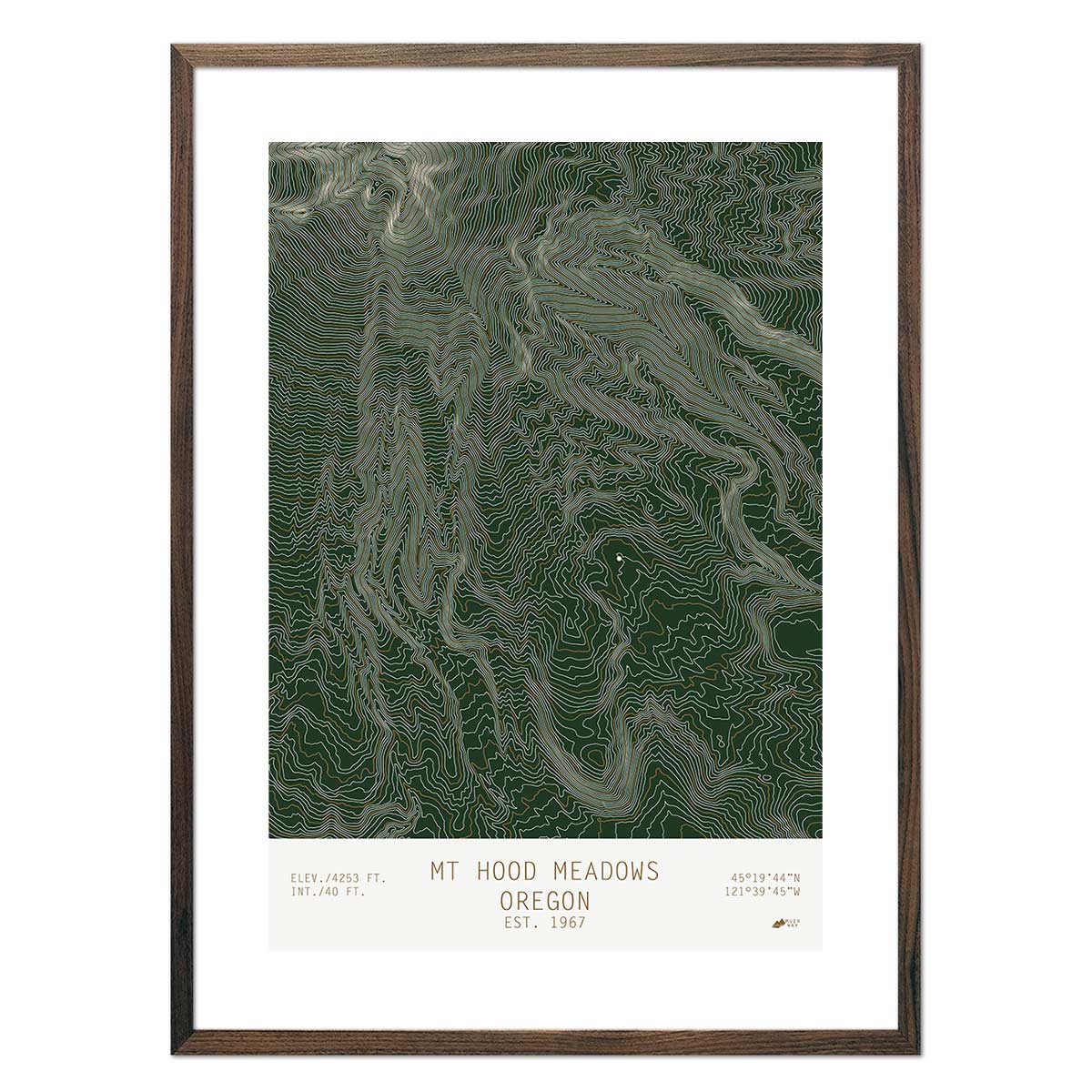 Mount Hood Meadows, Oregon - No Frame - North Drinkware