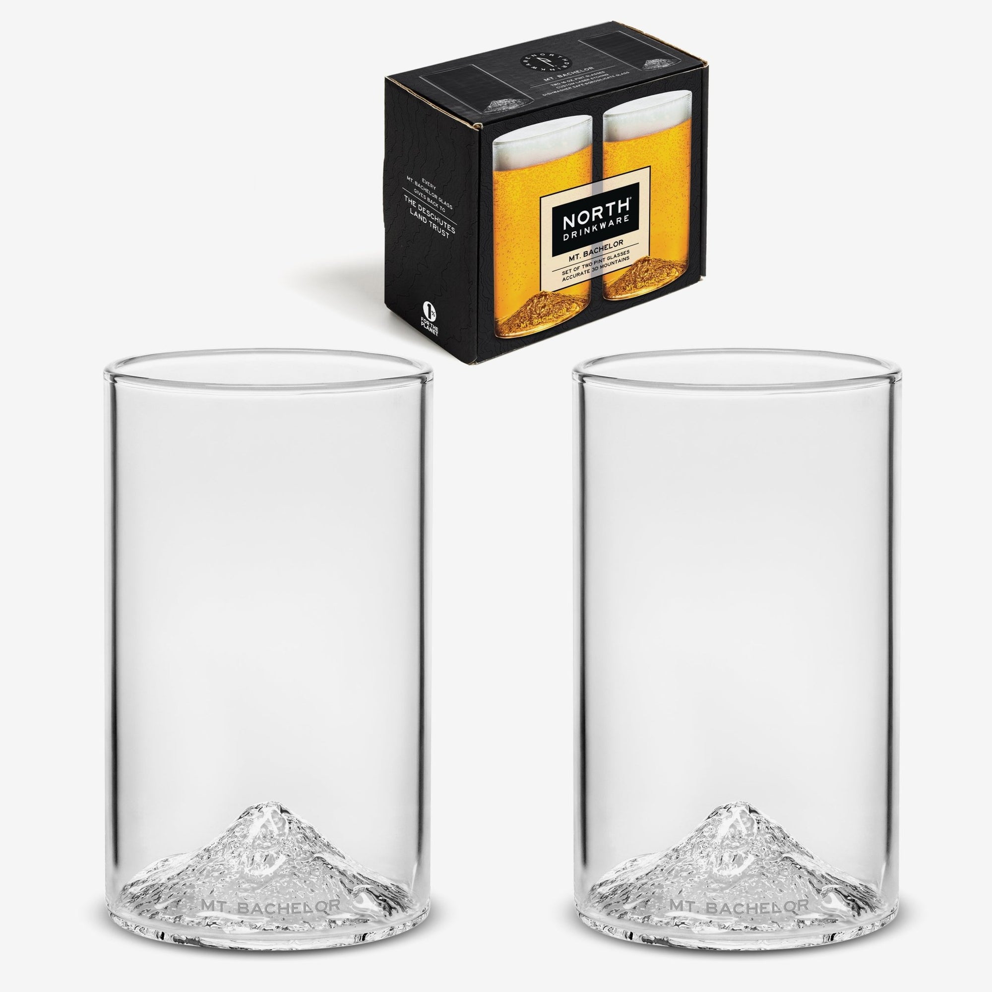Mt. Bachelor Pint Set of 2 - North Drinkware