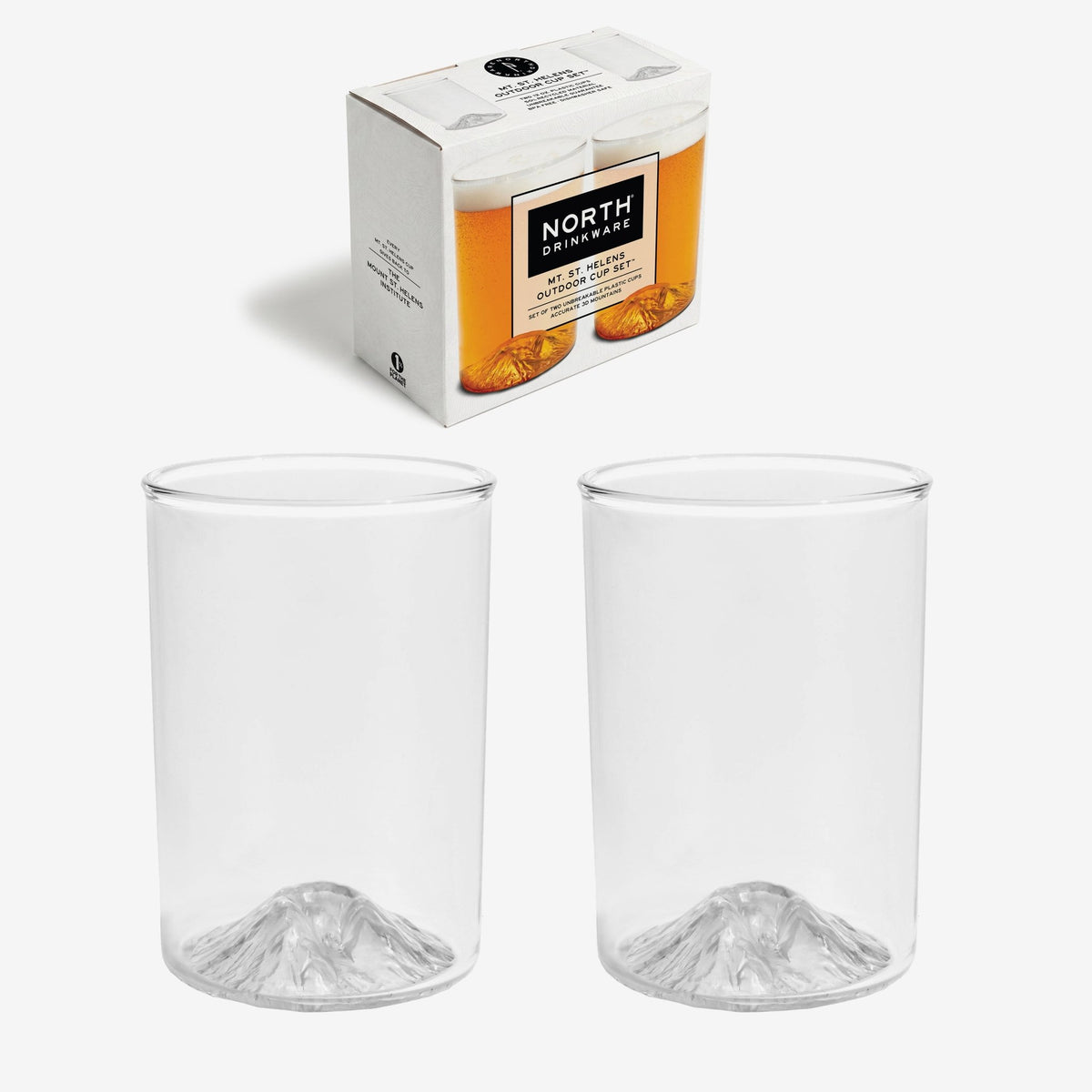 Mt. St. Helens Outdoor Cup Set of 2 - North Drinkware