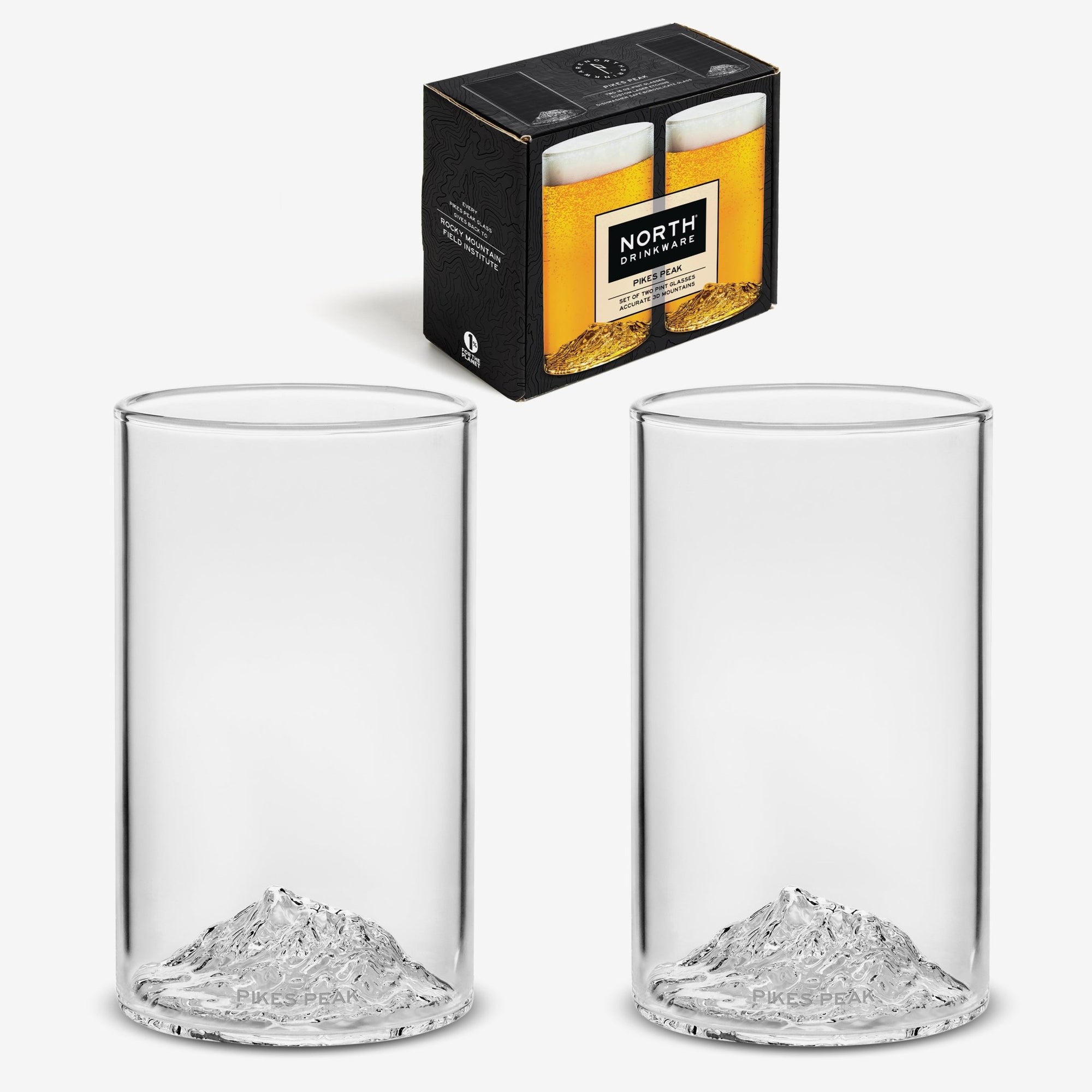 Pikes Peak Pint Set of 2 - North Drinkware