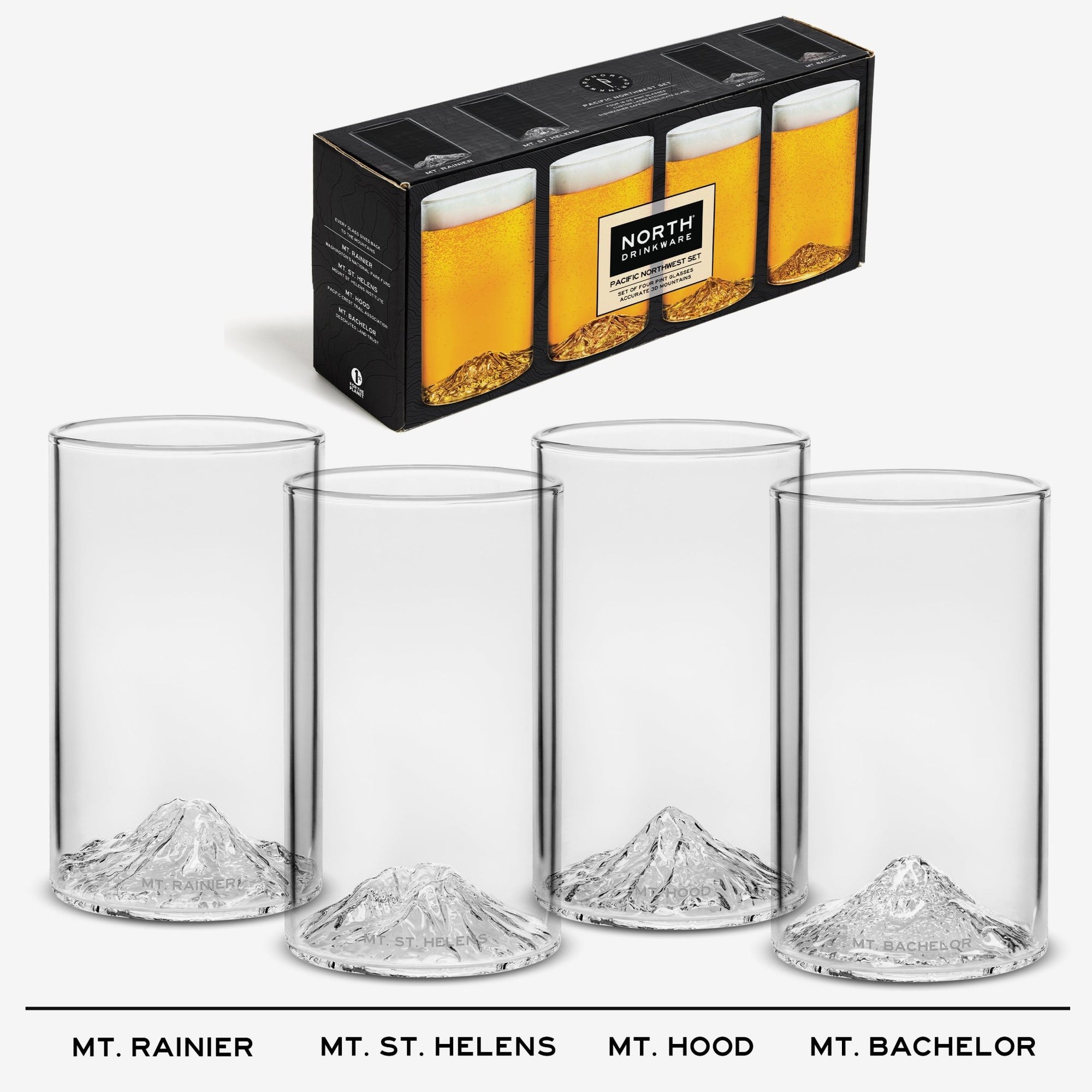 PNW Pint Set of 4 - North Drinkware