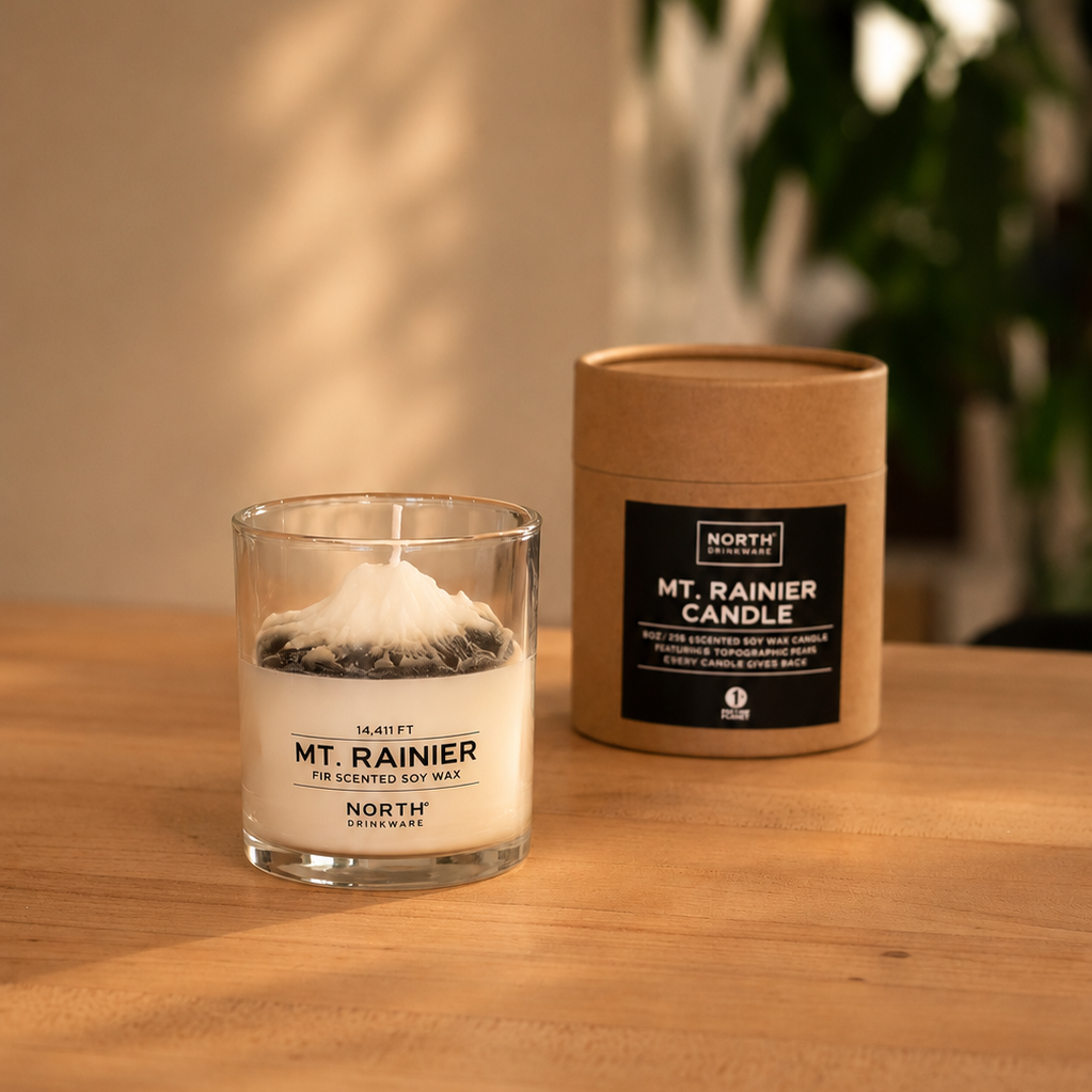 Mt. Rainier Candle
