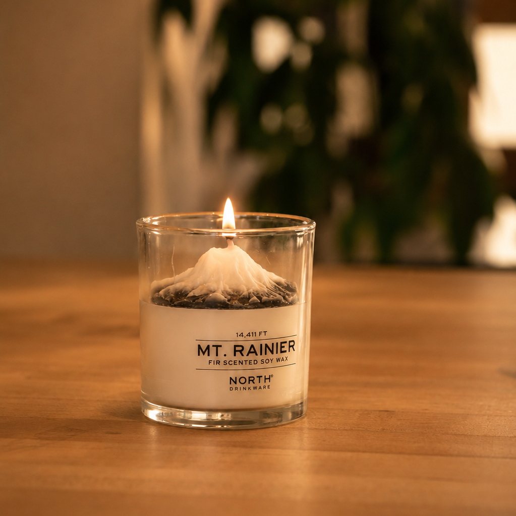 Mt. Rainier Candle