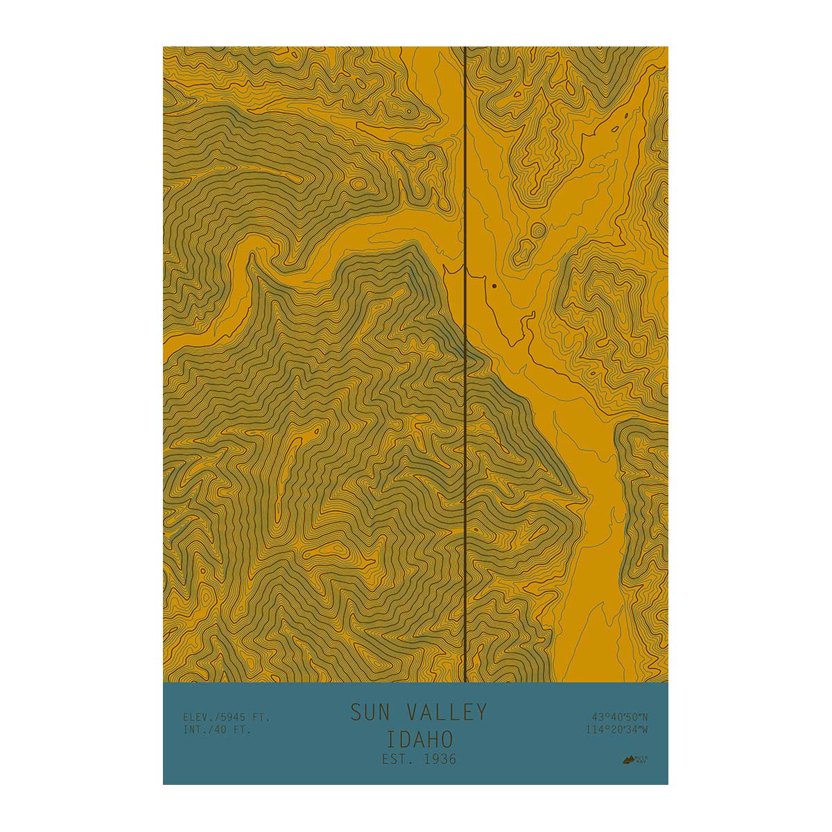 Sun Valley, Idaho - No Frame - North Drinkware