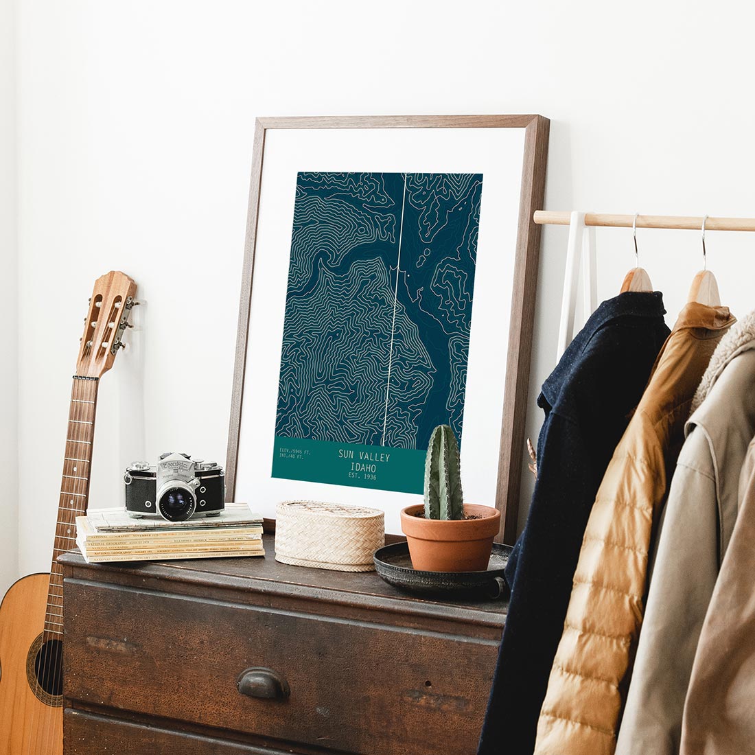 Sun Valley, Idaho - No Frame - North Drinkware