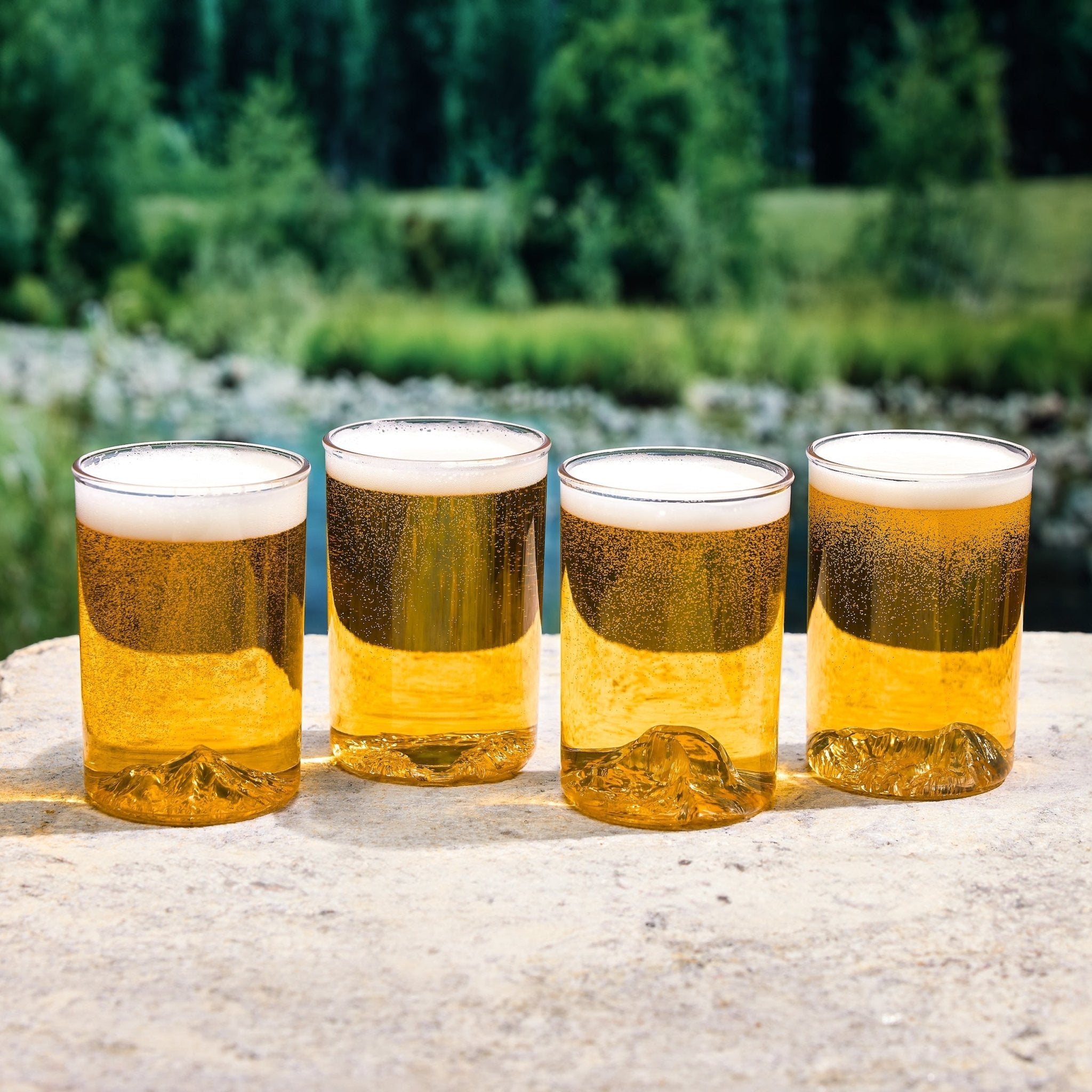 The California Outdoor Cup Set | Unbreakable 3D PNW Mountain Cup Set