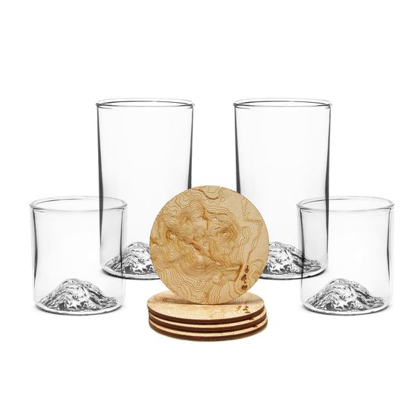 The Mammoth Mountain Set | Handblown Mountain Whisky, Beer