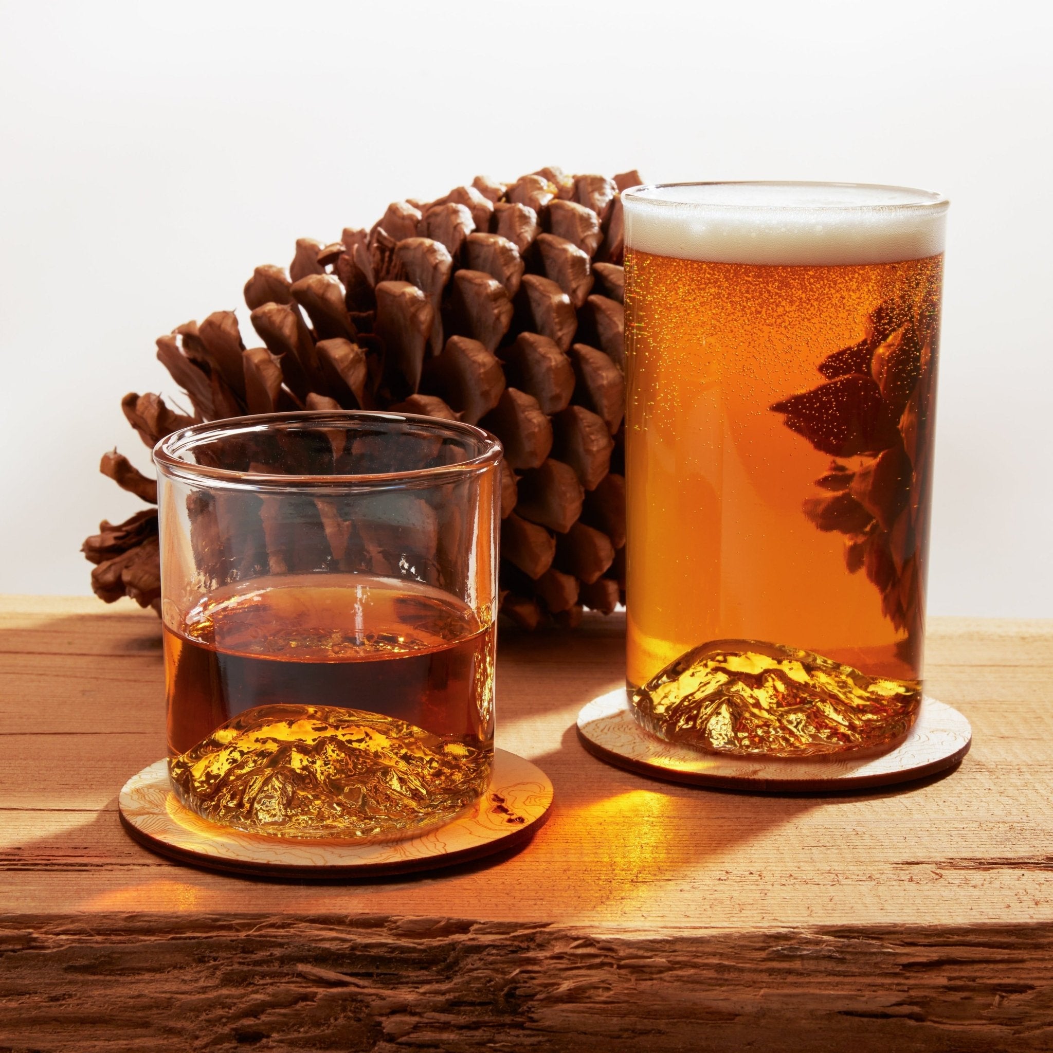 The Mammoth Mountain Set | Handblown Mountain Whisky, Beer