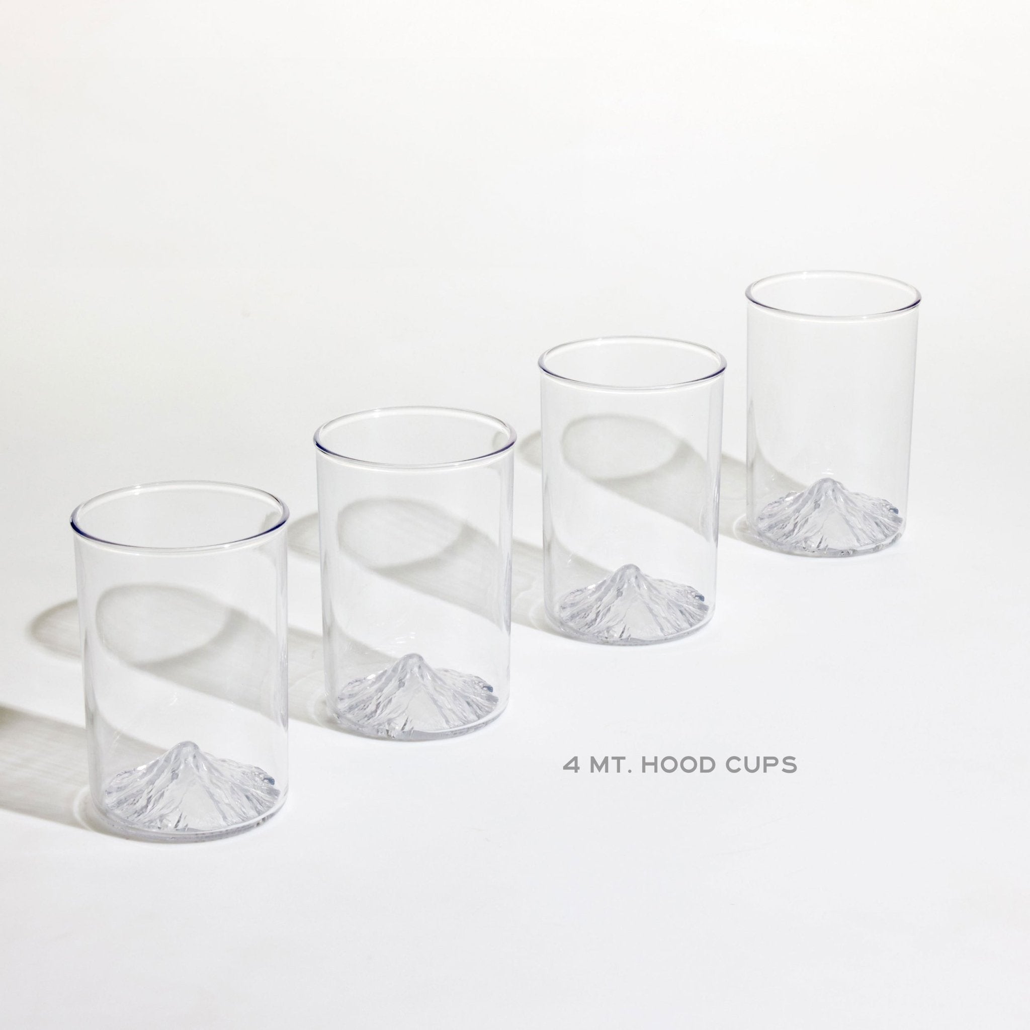 The Mt. Hood Outdoor Cup Set | Unbreakable 3D Mountain Cup Set