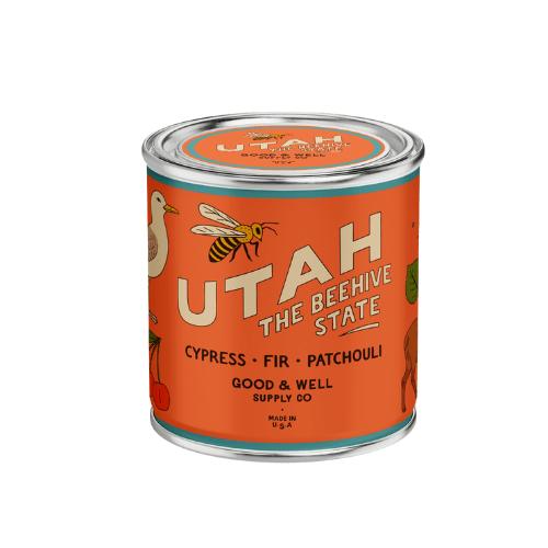 Utah State Candle - North Drinkware