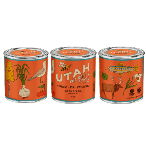 Utah State Candle - North Drinkware