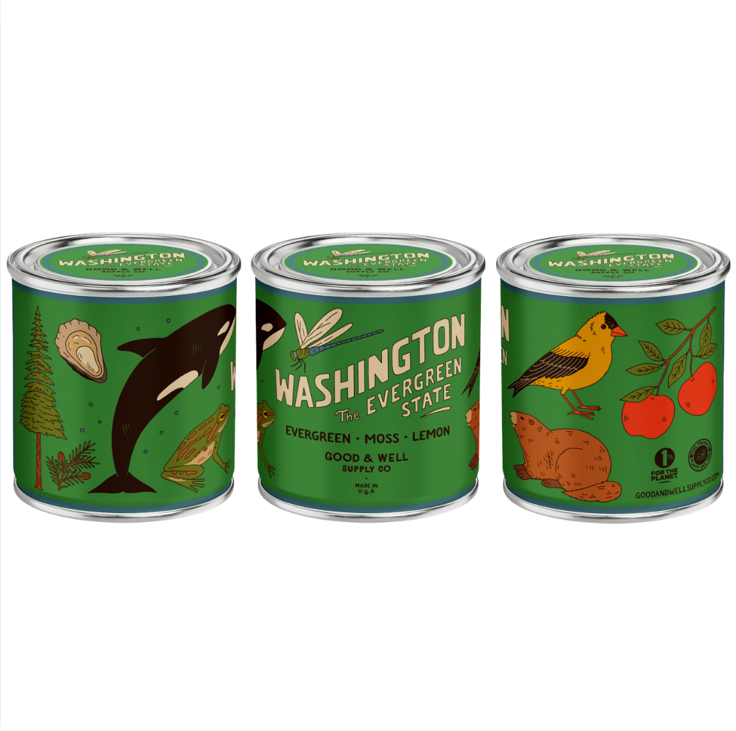 Washington State Candle - North Drinkware