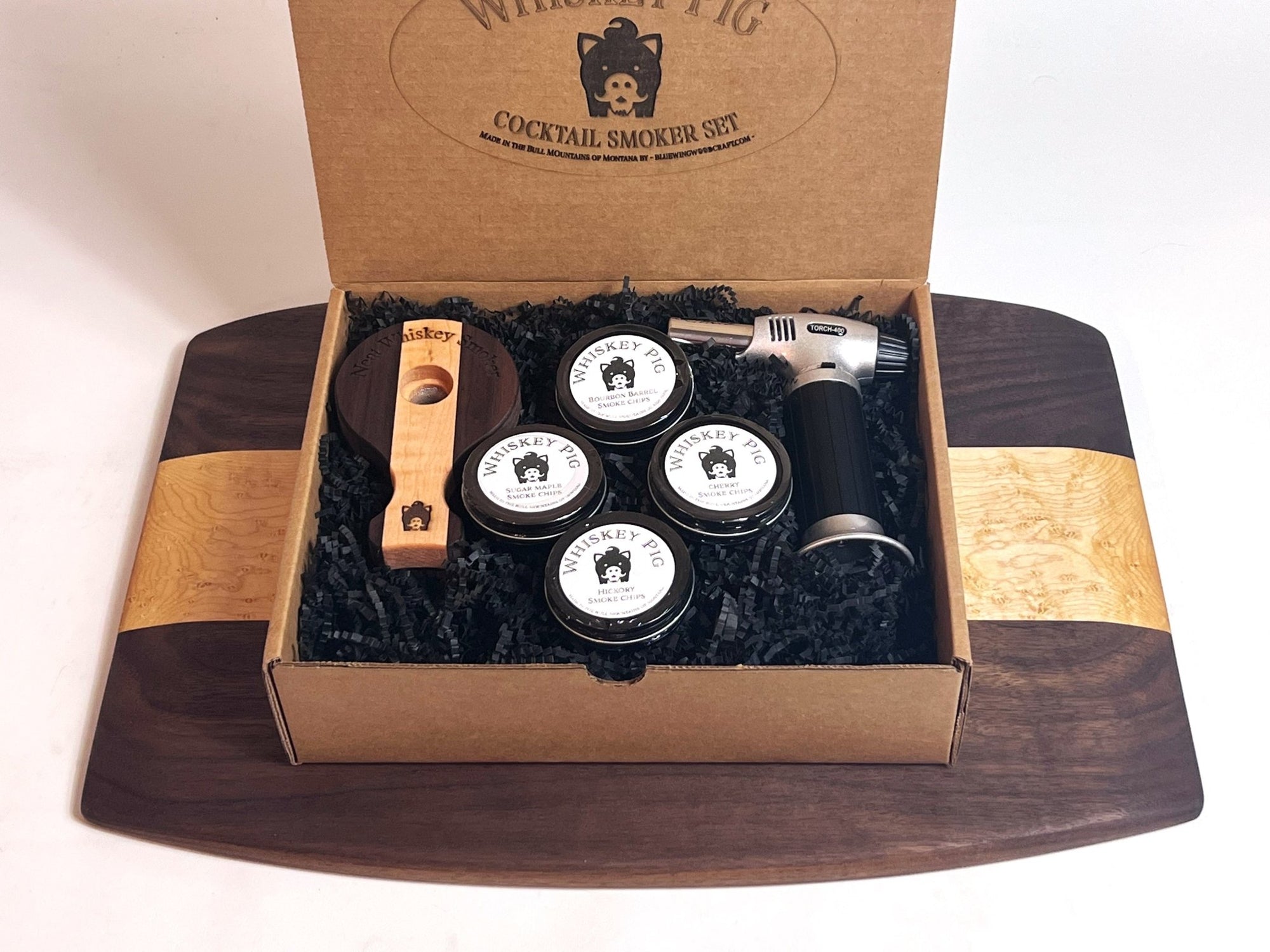 Whiskey Pig® The best Whiskey and Cocktail Smoker Kit - North Drinkware