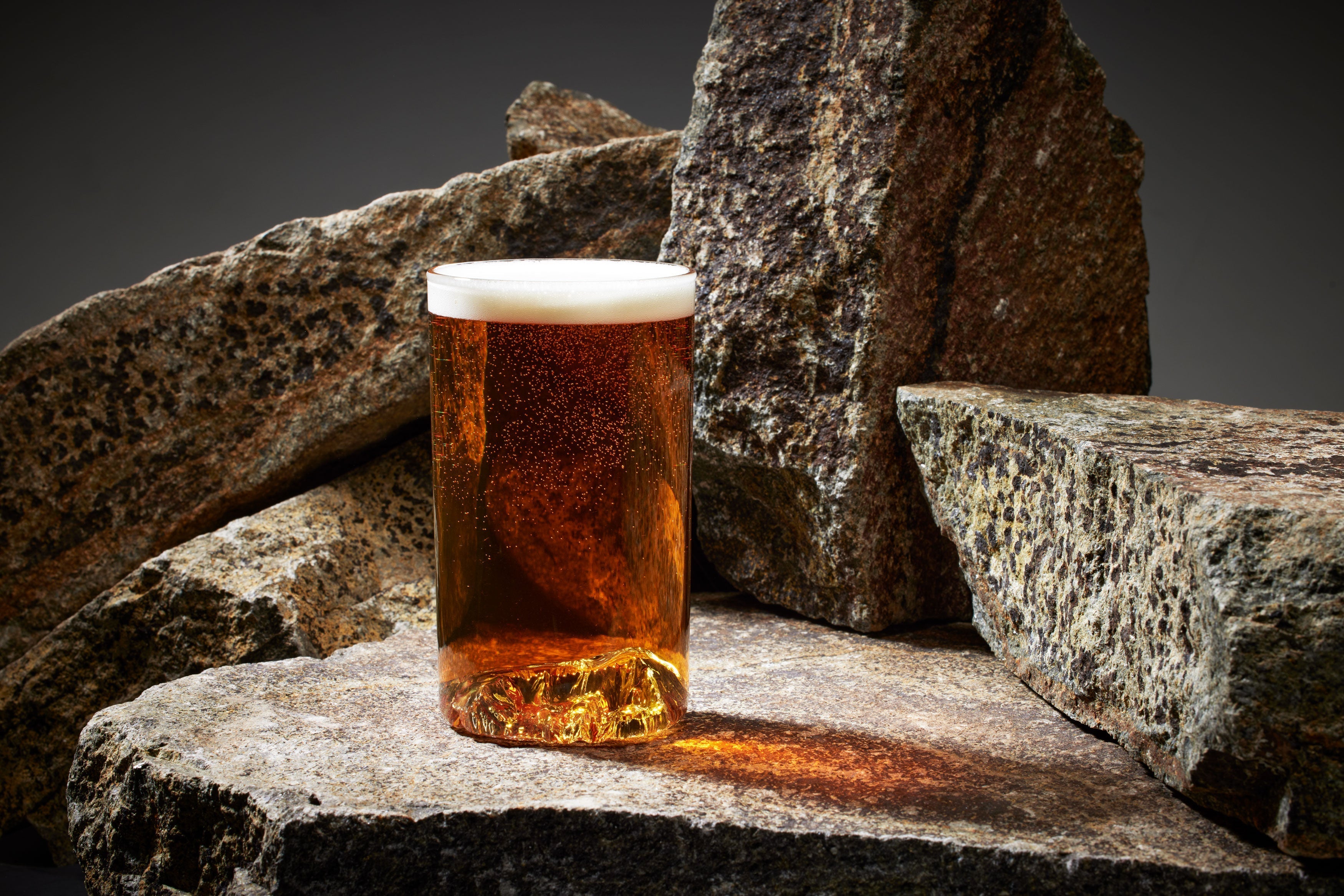 The California Pint Box Set | Hand Blown Mountain Beer Glass Set