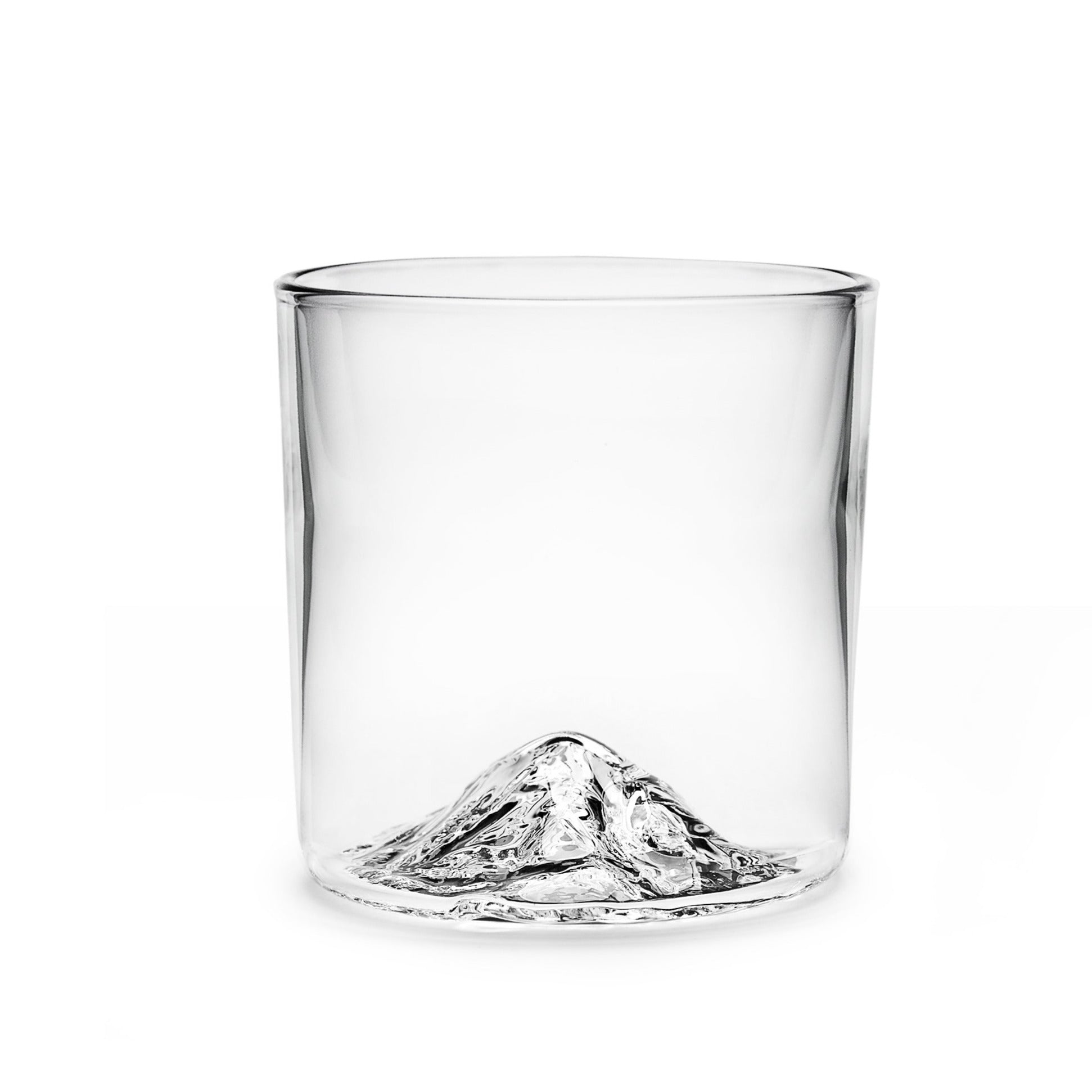 The Big Sky Tumbler  Handblown Mountain Whiskey Glass Made in USA