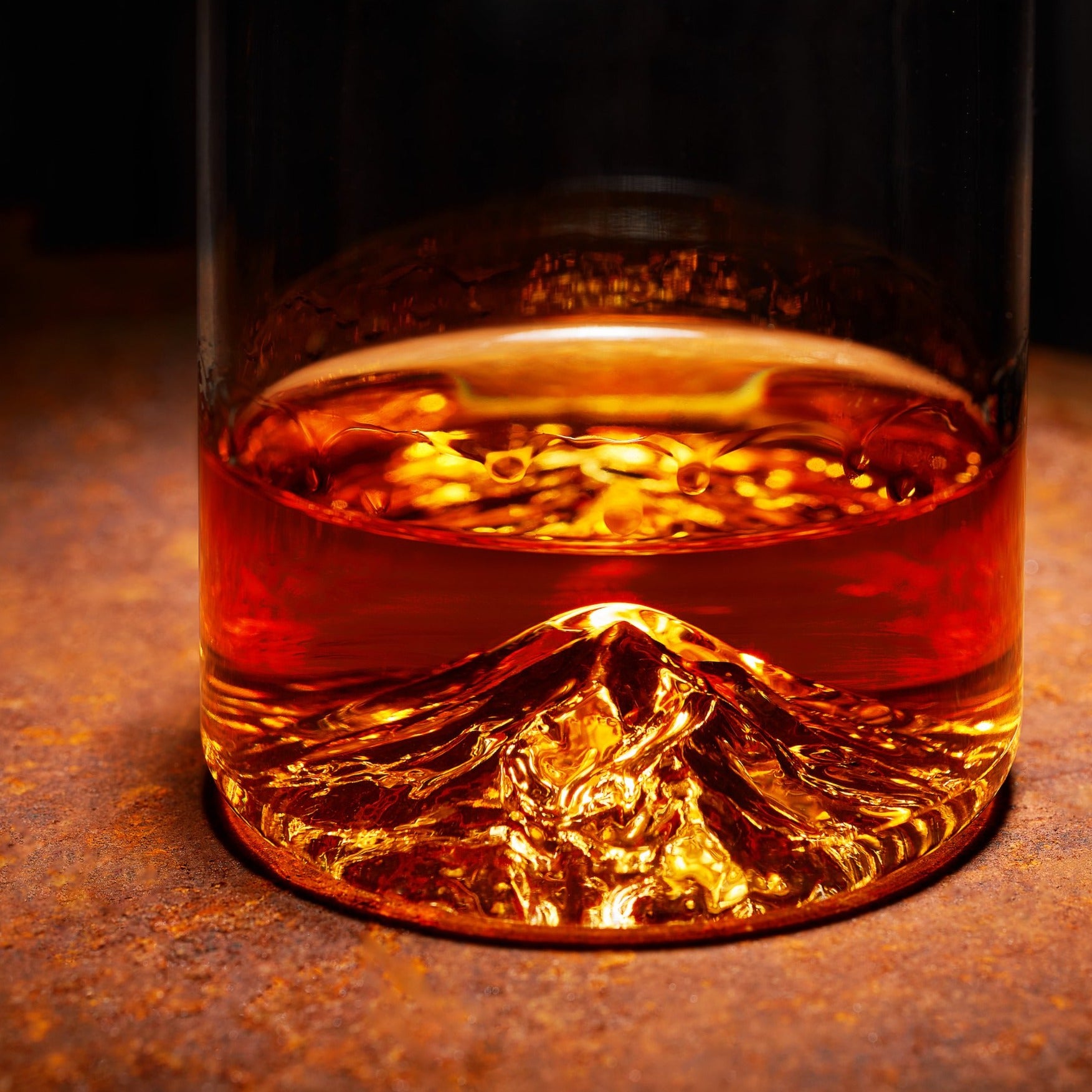 The Longs Peak Tumbler | Handblown Mountain Whiskey Glass Made in USA