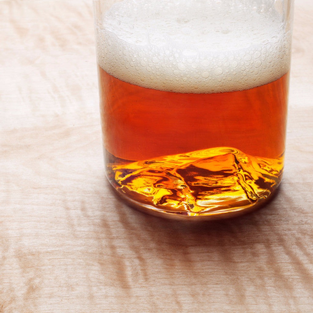 The Teton Pint | Handblown Mountain Beer Glass Made in USA