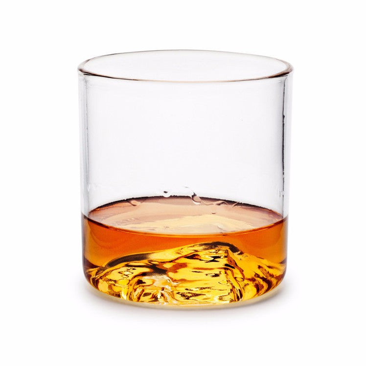 The Camels Hump Tumbler | Handblown Mountain Whiskey Glass Made in USA