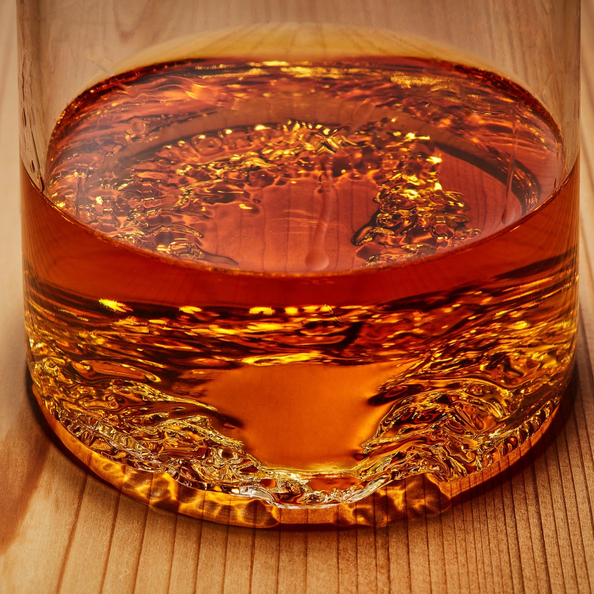 The Maroon Bells Tumbler  Handblown Mountain Whiskey Glass Made in USA