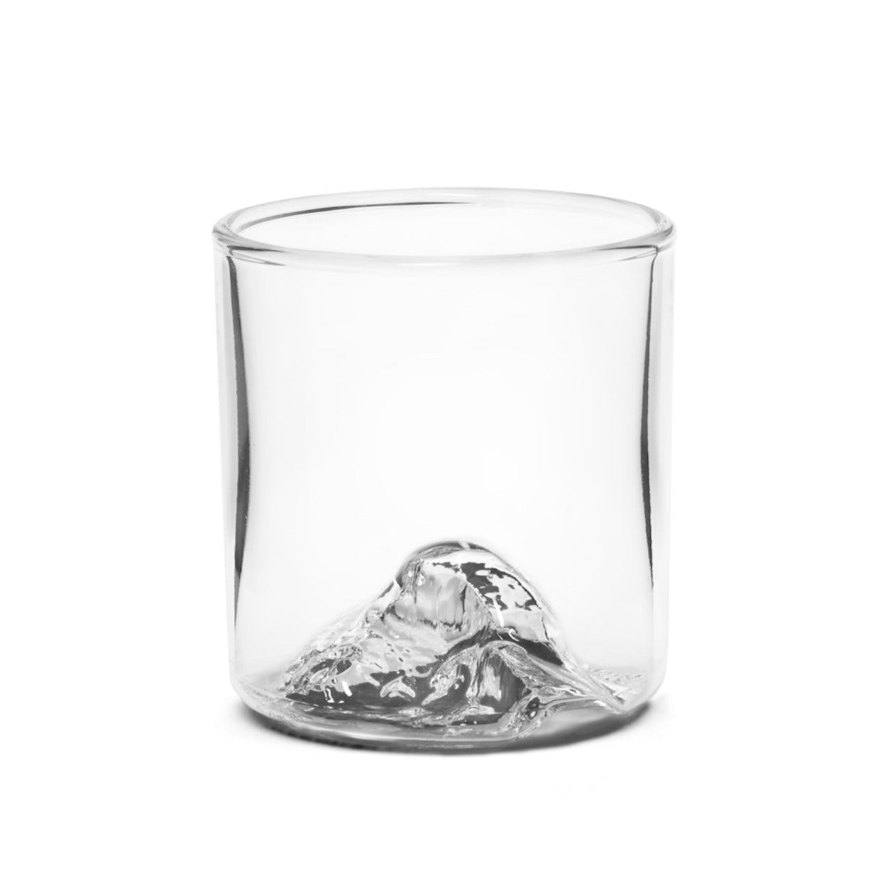 The Mt. Baker Tumbler  Handblown Mountain Whiskey Glass Made in USA