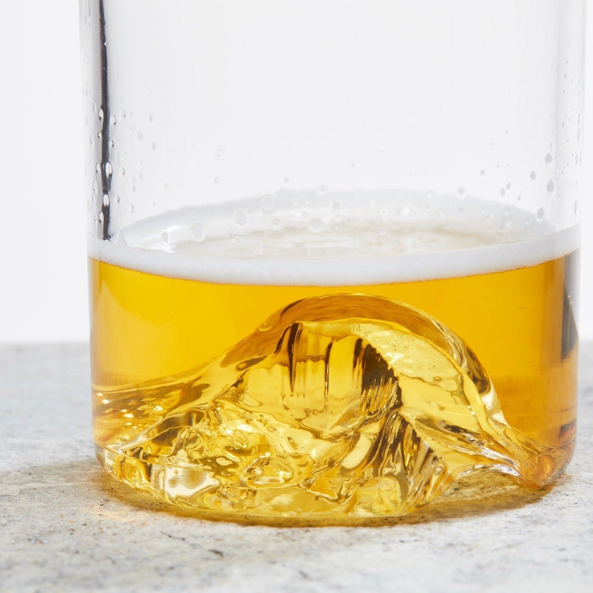 The New Half Dome Pint | Handblown Mountain Beer Glass Made in USA