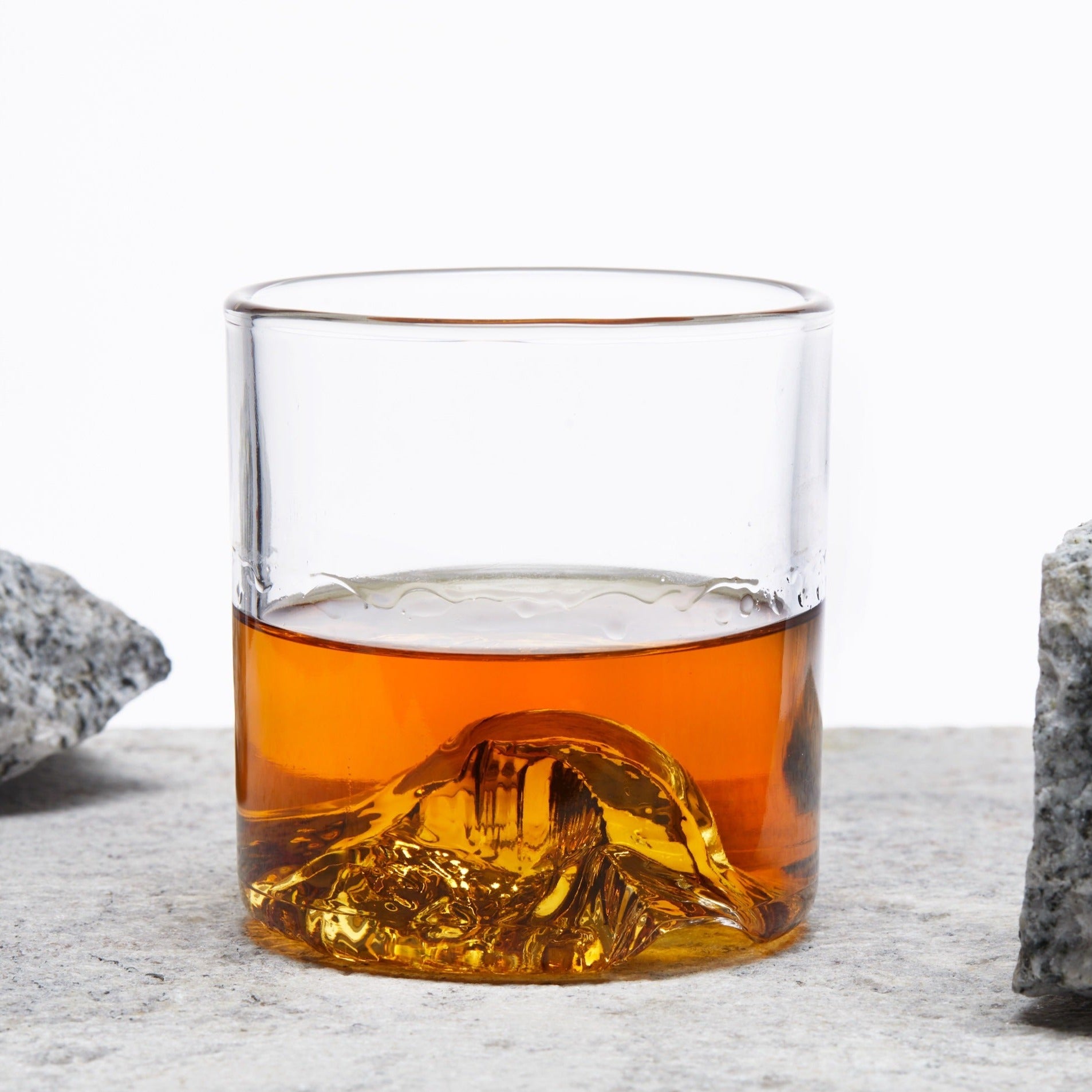 The Half Dome Tumbler | Handblown Mountain Whiskey Glass USA Made
