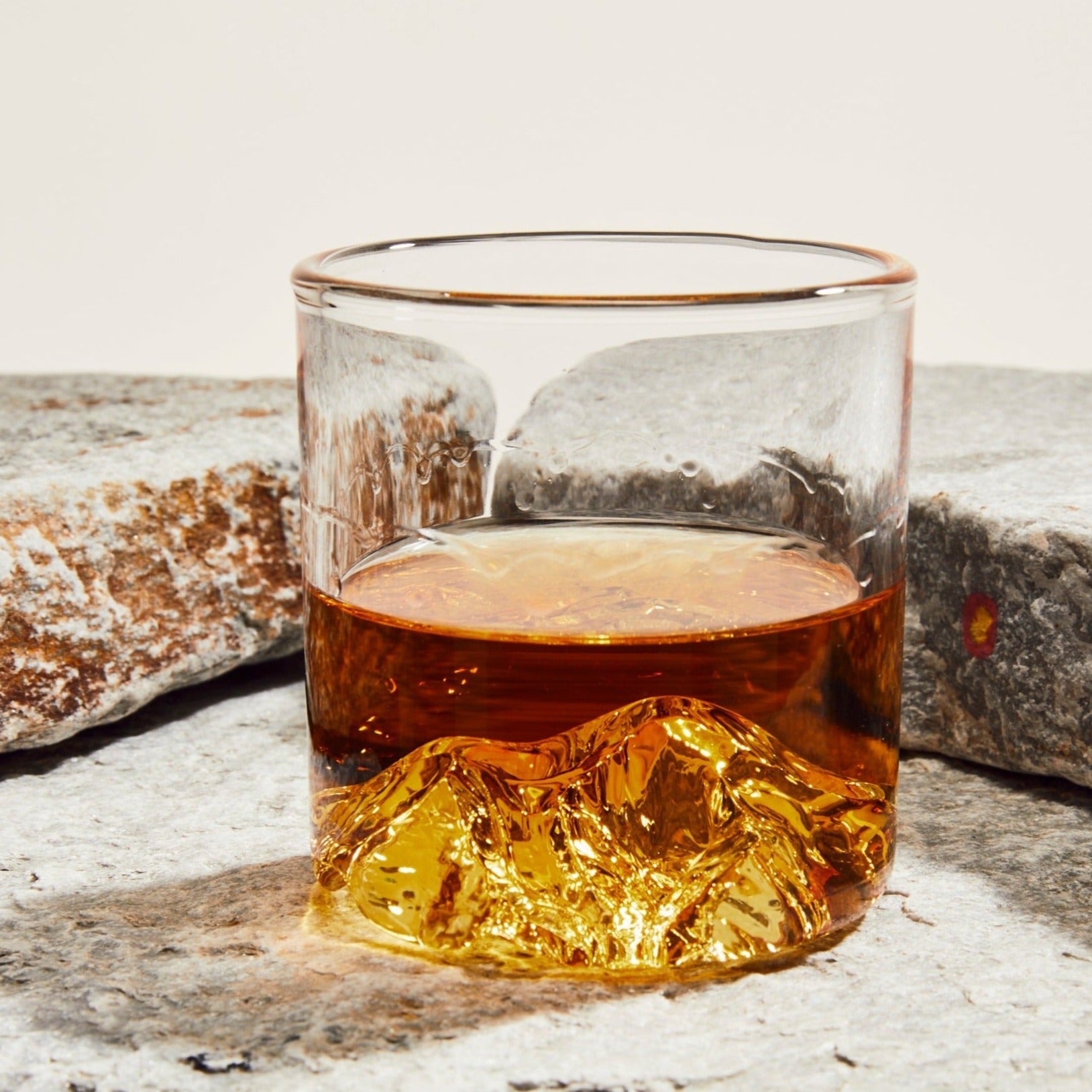 The Longs Peak Tumbler | Handblown Mountain Whiskey Glass Made in USA