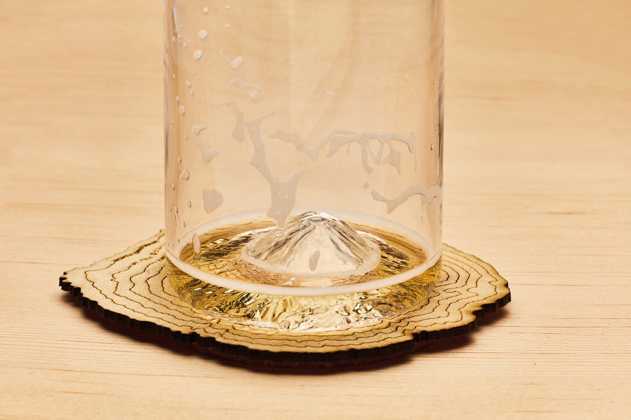 The Mt. Fuji Pint | Handblown Mountain Beer Glass Made in USA