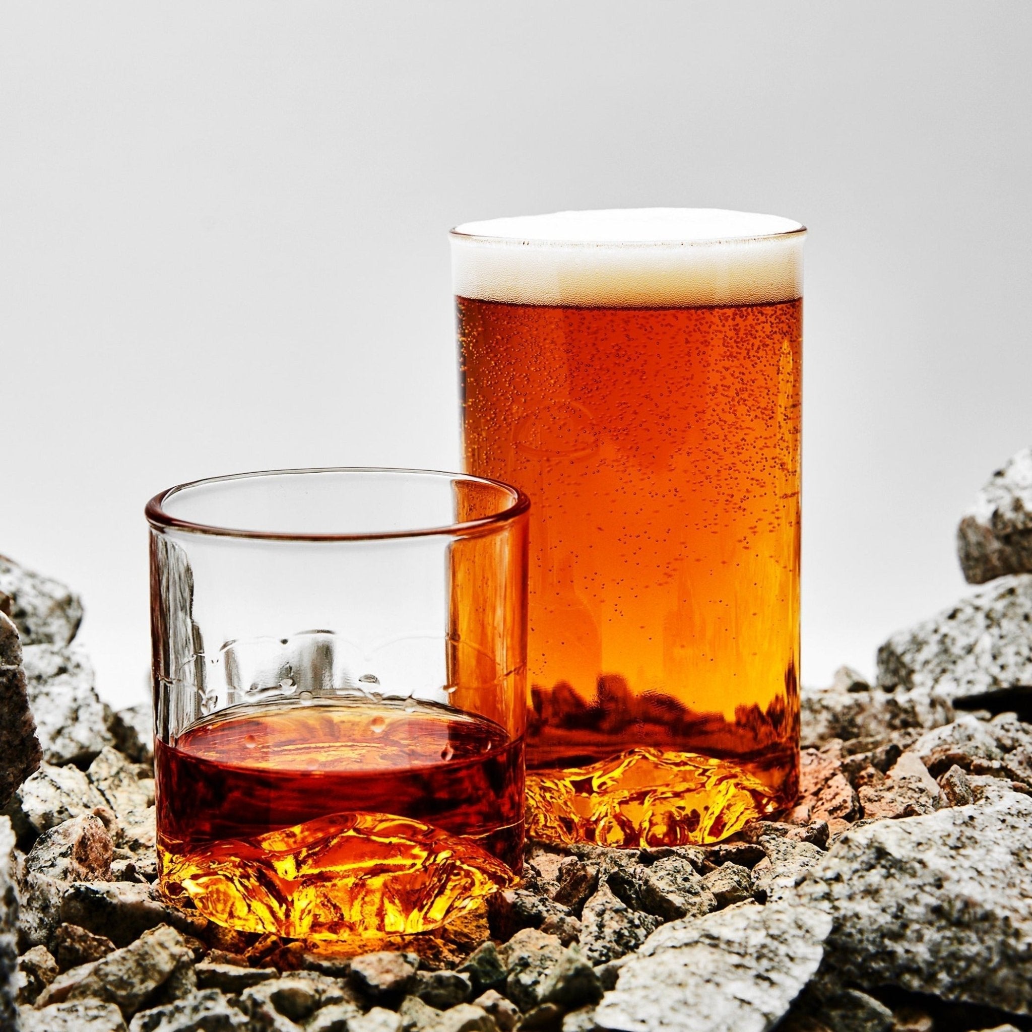 ✨新品未使✨ Padmore&Barnes × J.PRESS　モカシン　別注 The Mt. Washington Tumbler | Handblown Mountain Whiskey Glass Made