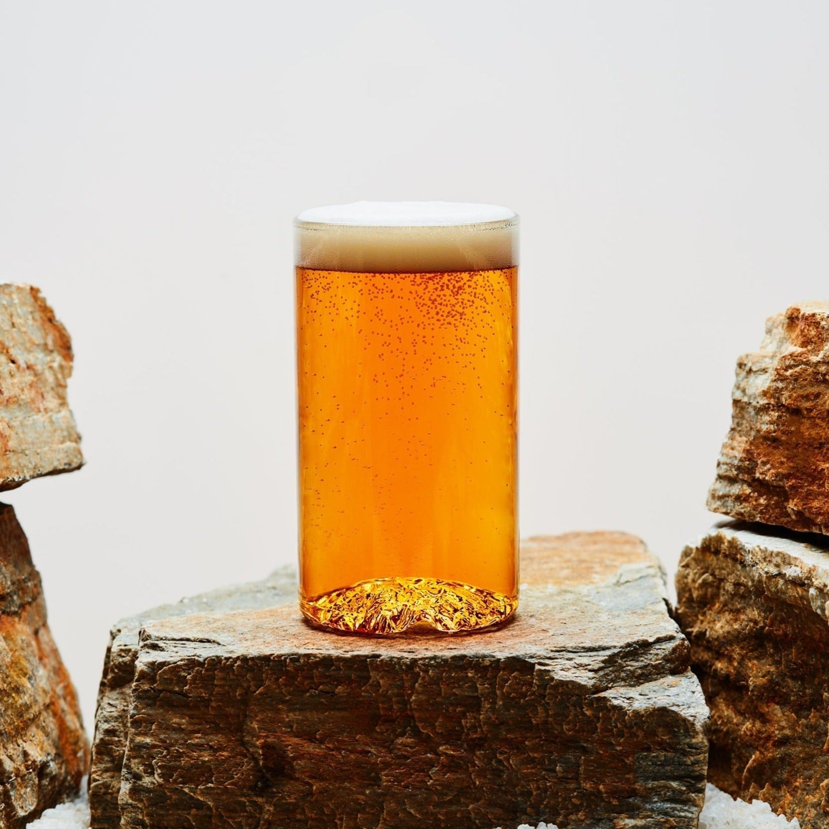 The Wasatch Pint | Handblown Mountain Beer Glass Made in USA