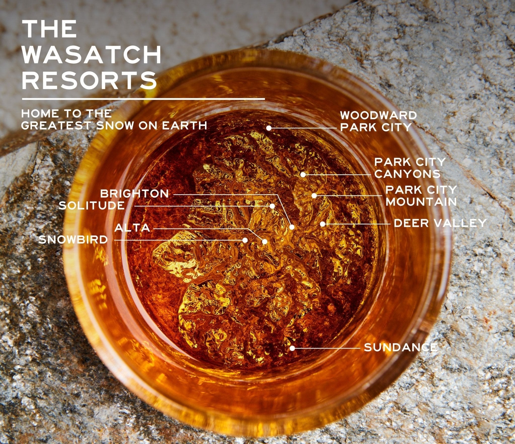 The Wasatch Tumbler | Handblown Mountain Whiskey Glass Made